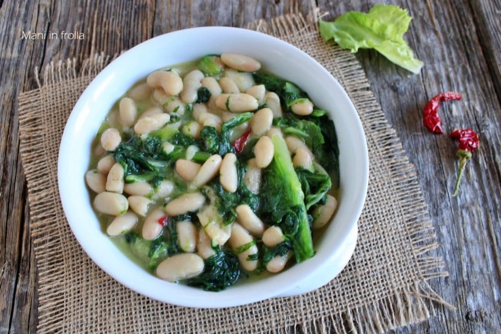 Escarola y Cannellini en cazuela