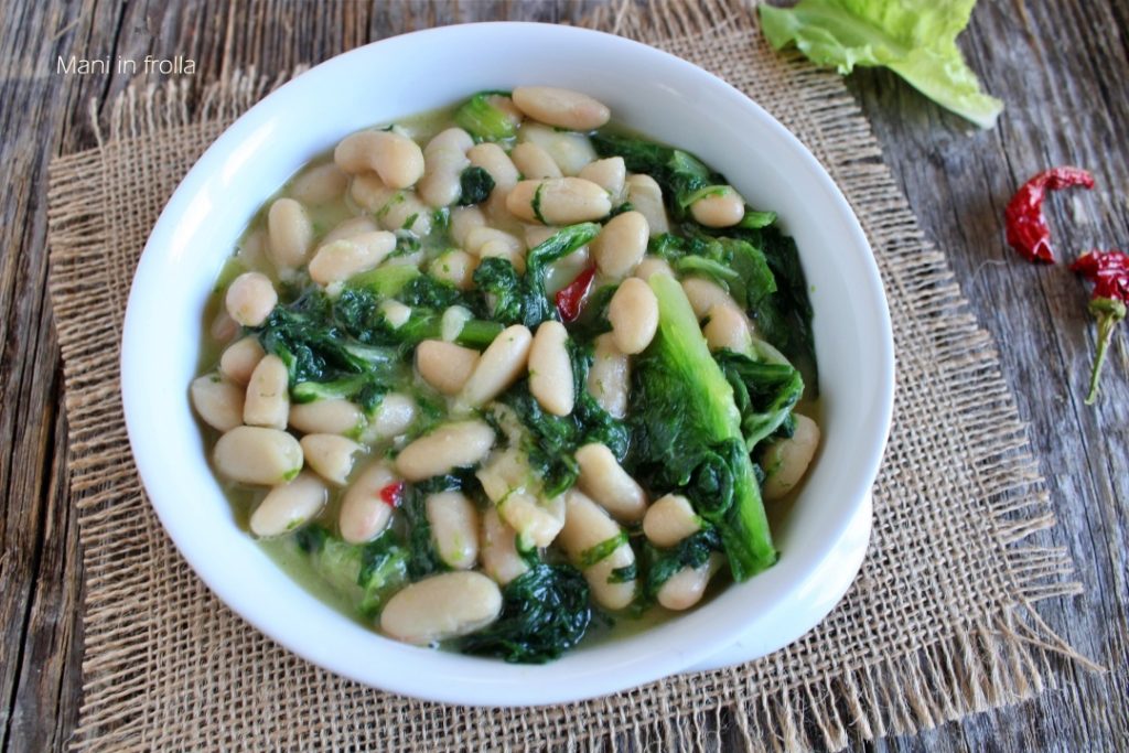 Escarola y Cannellini en cazuela