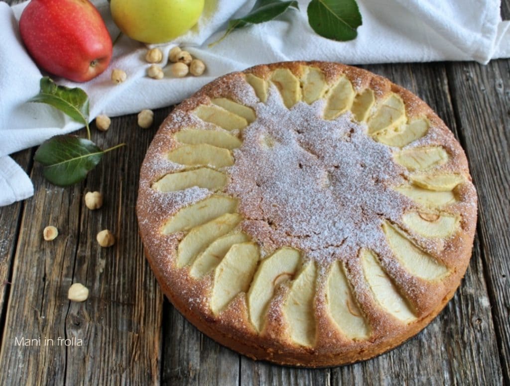 Tarta de Manzanas y Avellanas