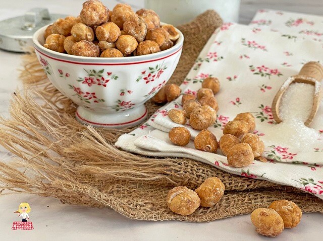RECETA de AVELLANAS CARAMELIZADAS