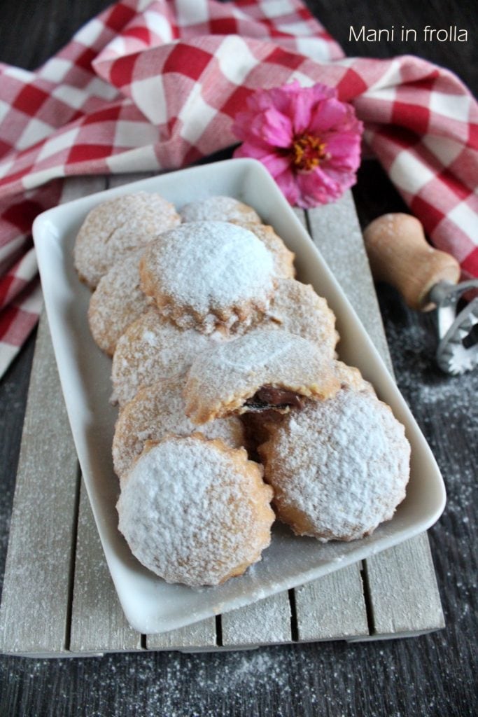 Galletas rellenas de Nutella