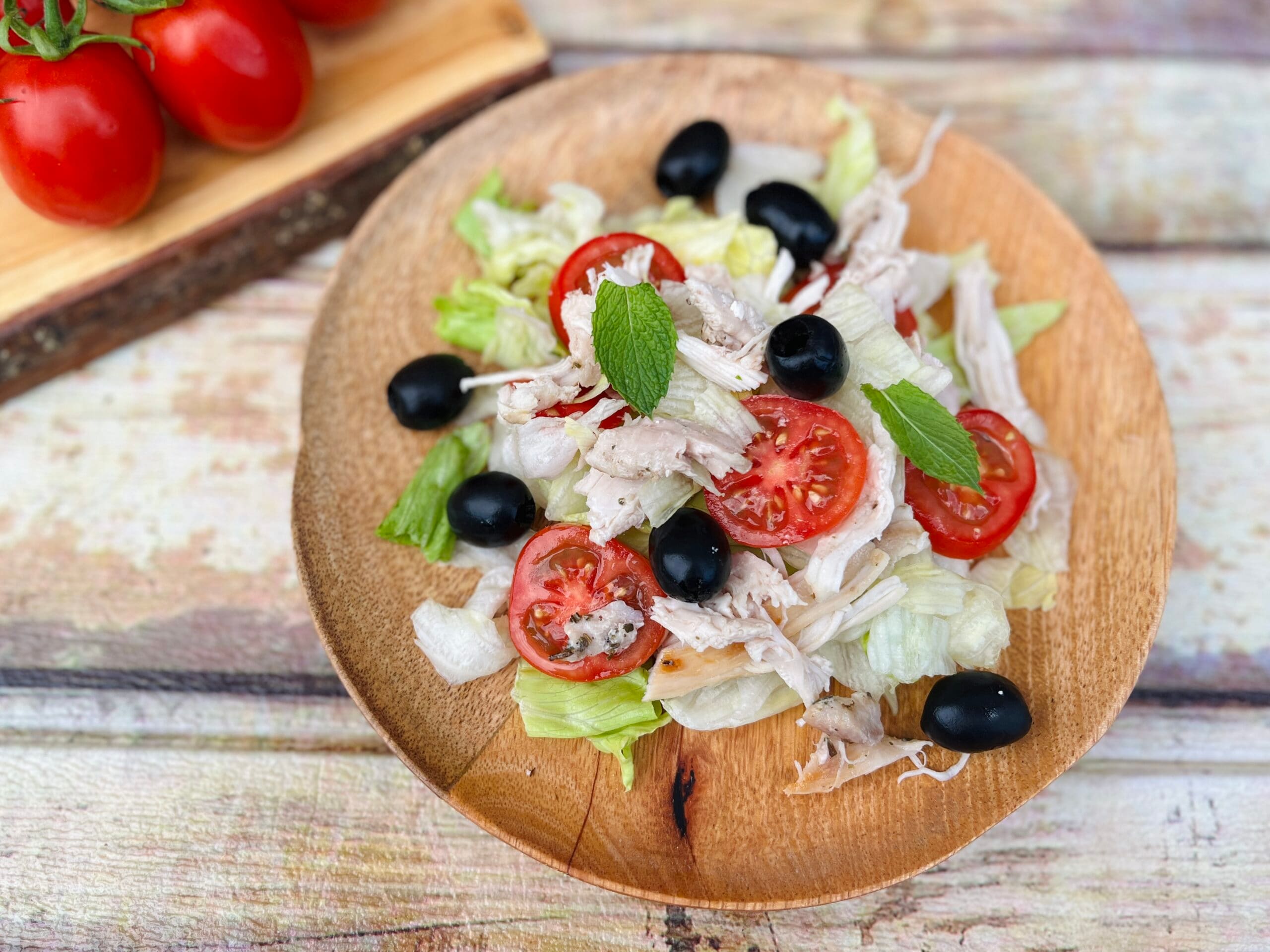 Ensalada de pollo a la parrilla