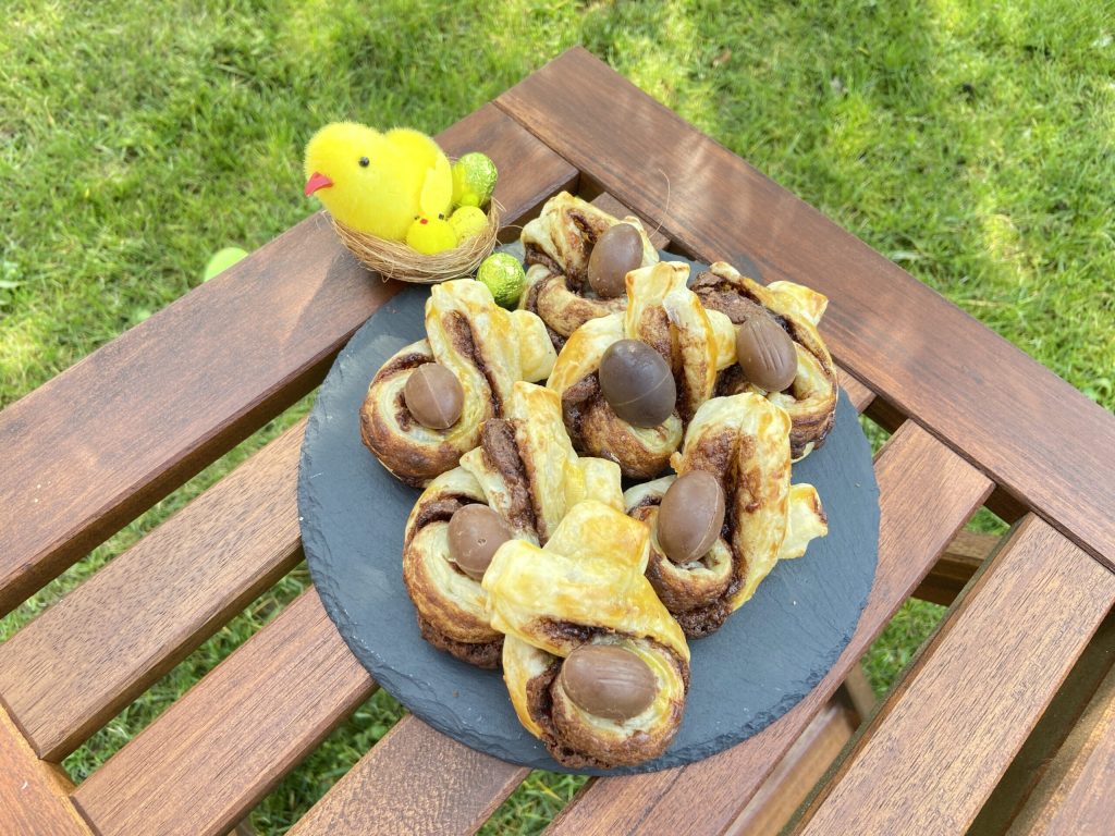 Pastelitos de Pascua con Nutella