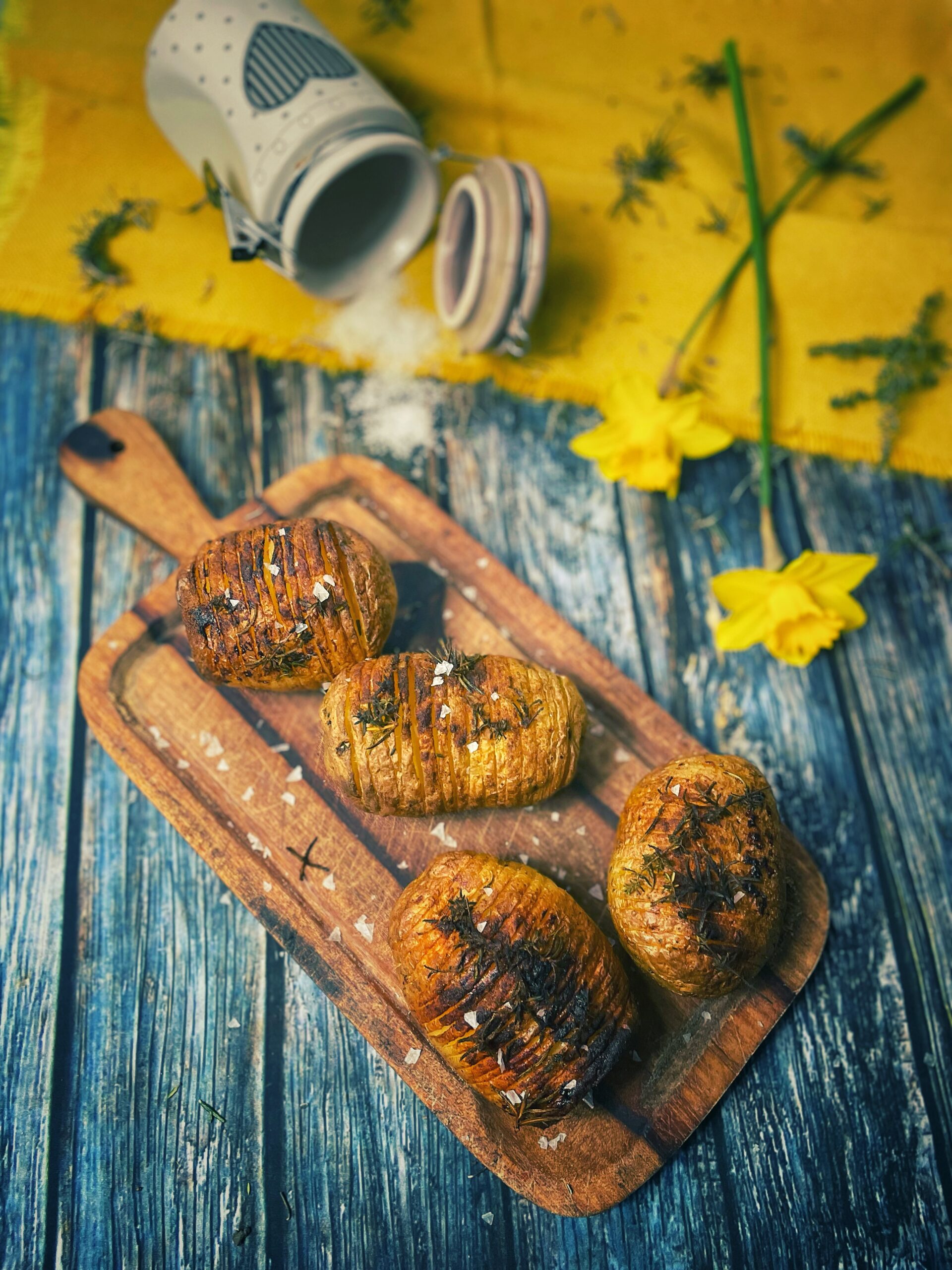 Patatas Hasselback (Suecia)