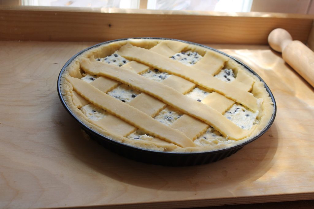 TARTA DE RICOTTA Y TROZOS DE CHOCOLATE receta fácil
