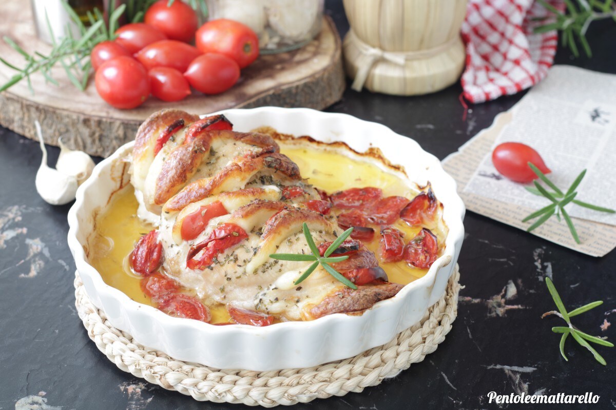 Pechuga de pollo rellena