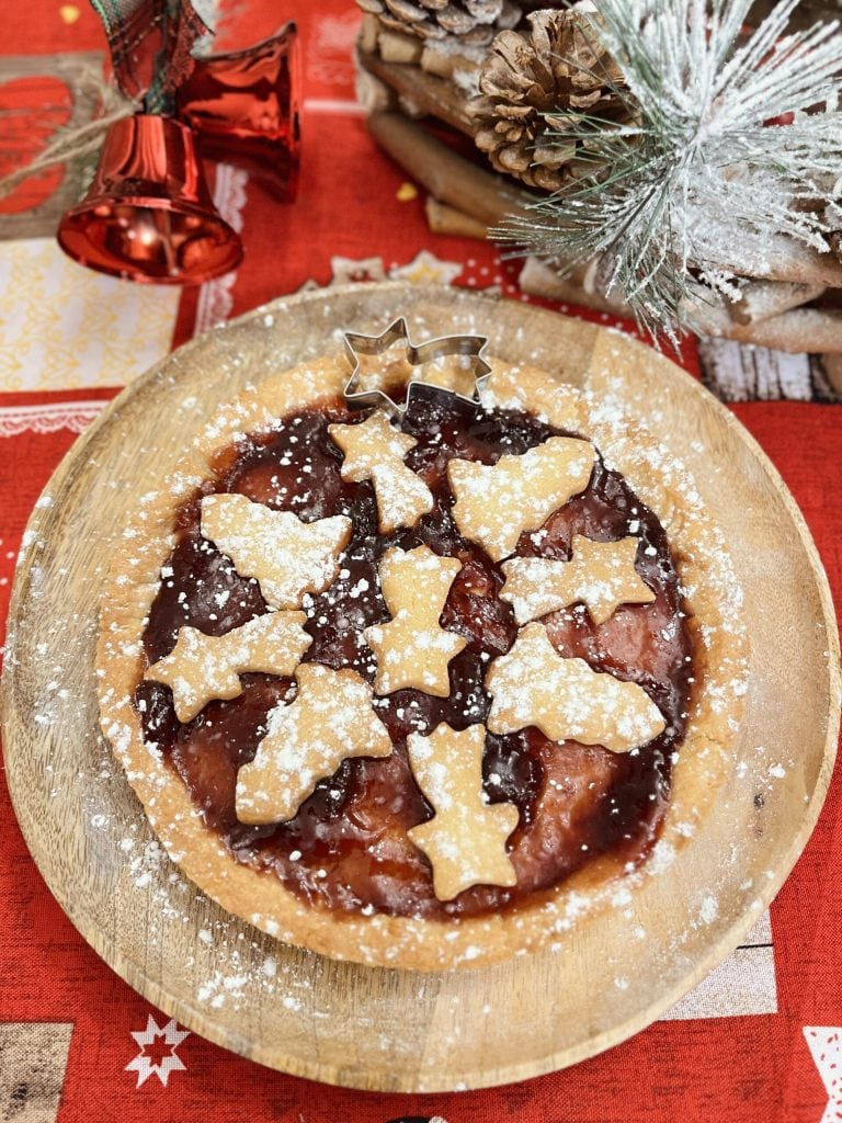 Tarta de Navidad en freidora de aire