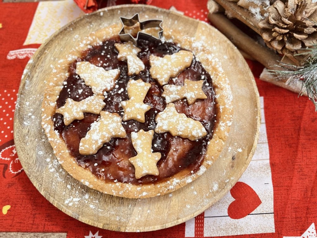 Tarta de Navidad en freidora de aire
