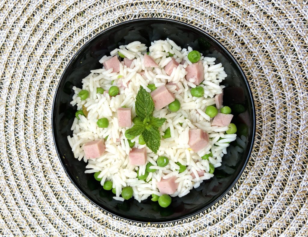 Ensalada de arroz basmati