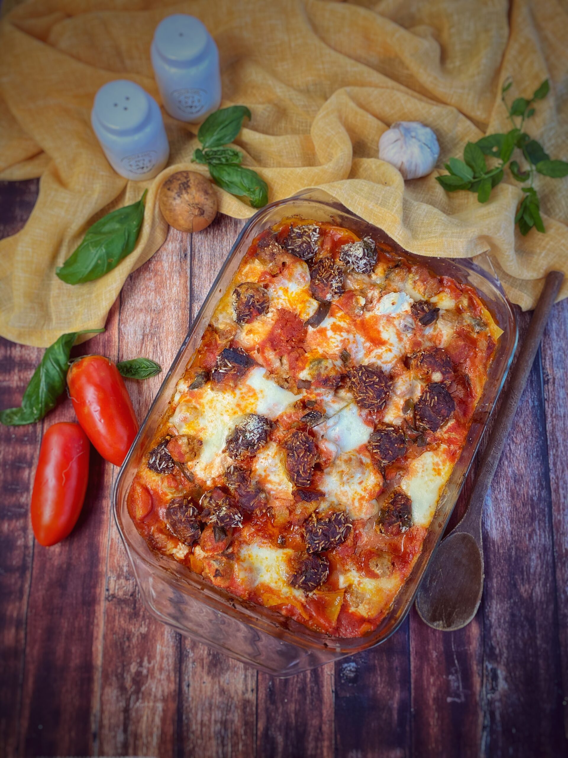 Lasaña napolitana fusión, sin gluten