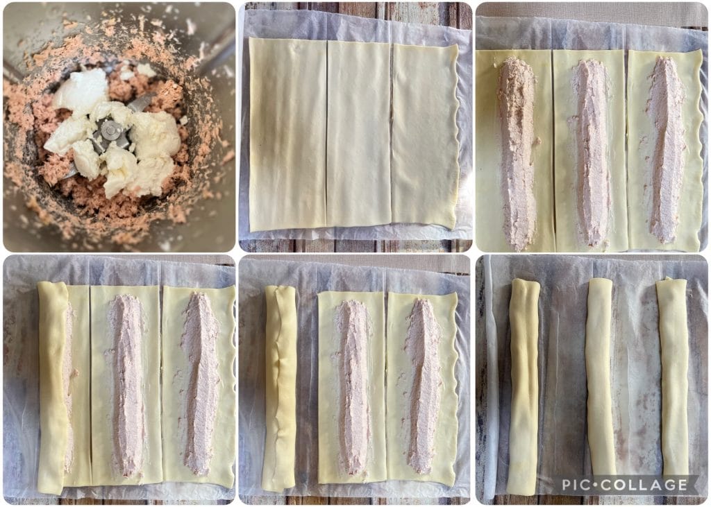 aperitivos rústicos con atún