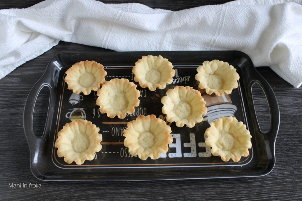 Conchas de masa quebrada para tartaletas