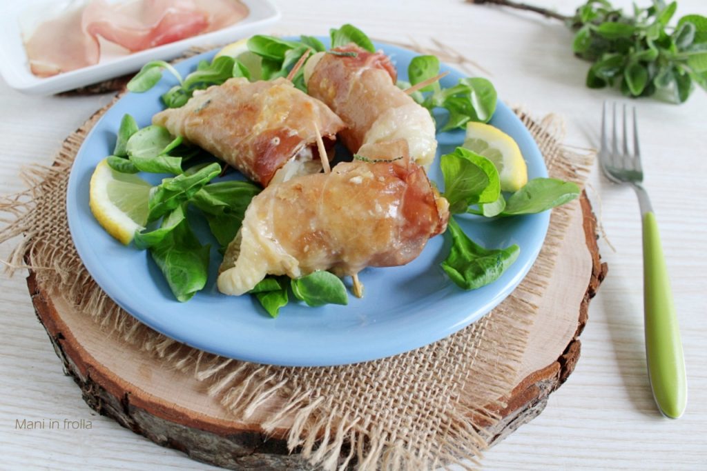 Filetes de platija con Speck y Salvia