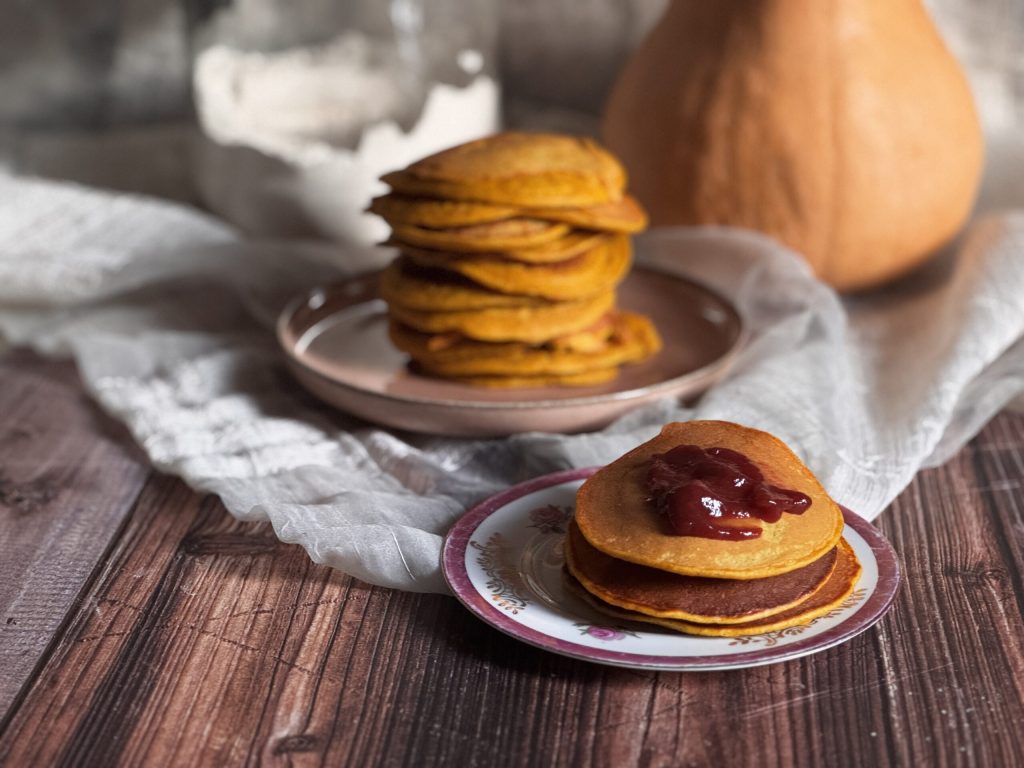pancake de calabaza sin azúcar