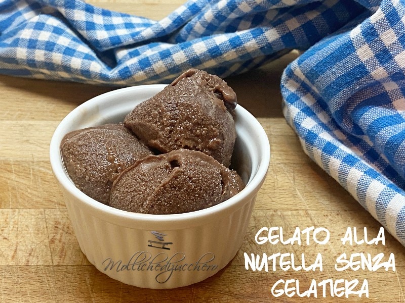 Helado de Nutella sin heladera