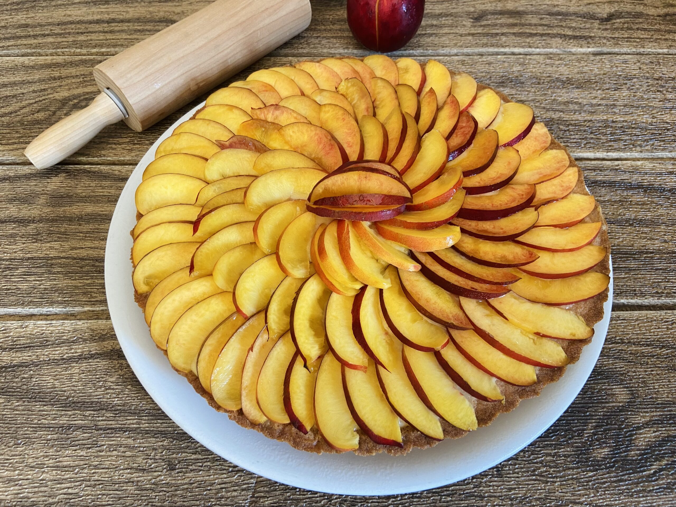 Tarta de melocotón