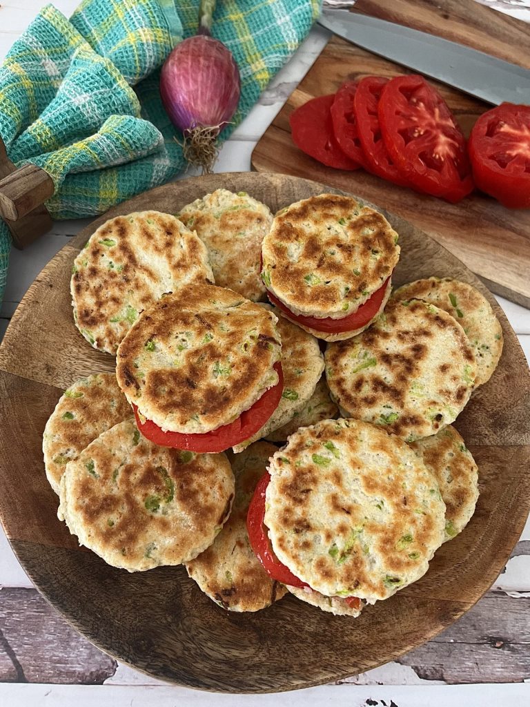Pequeñas tortas de calabacín