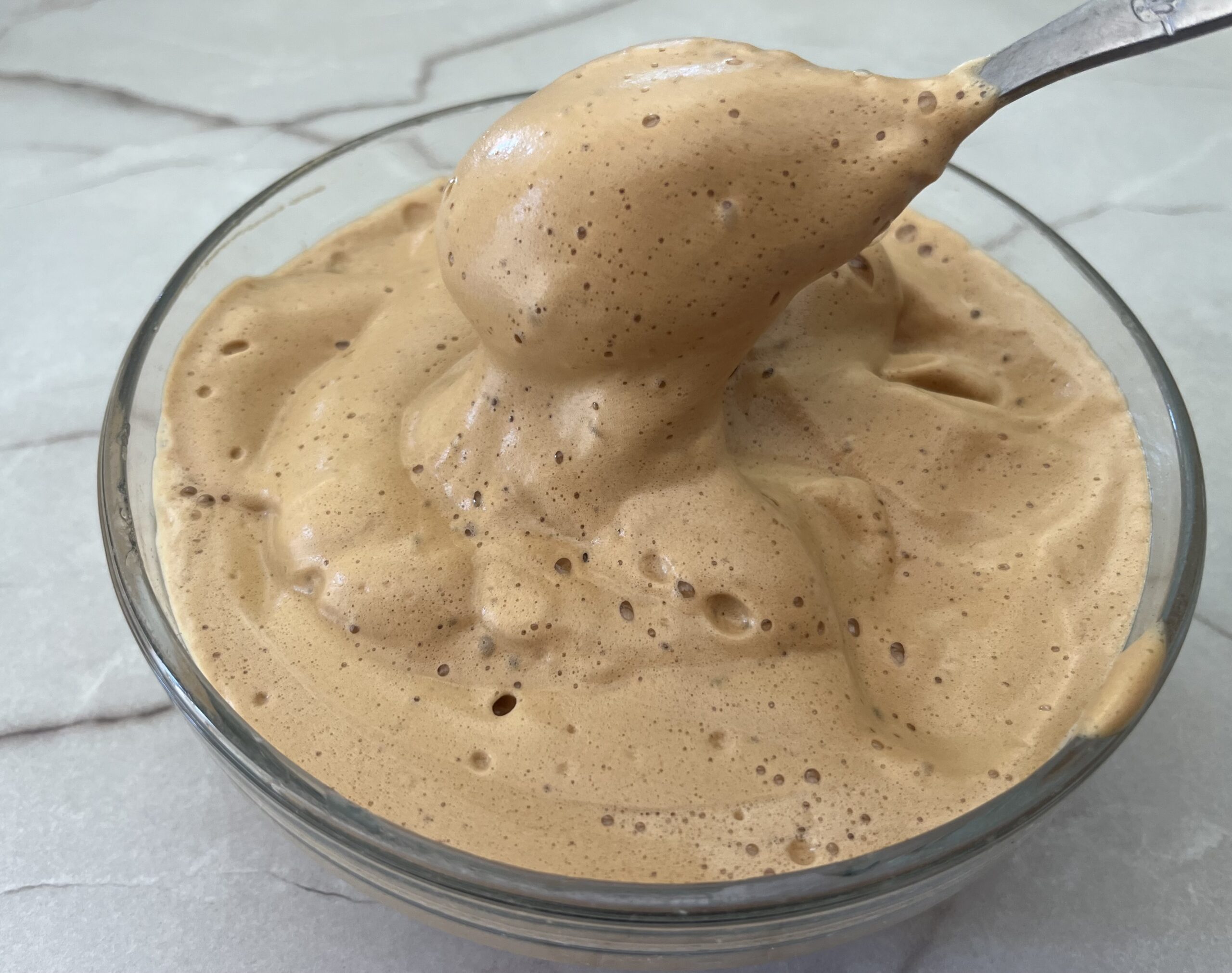 Espumón de café, se derrite en la boca, ¡SIN nata y sin leche!