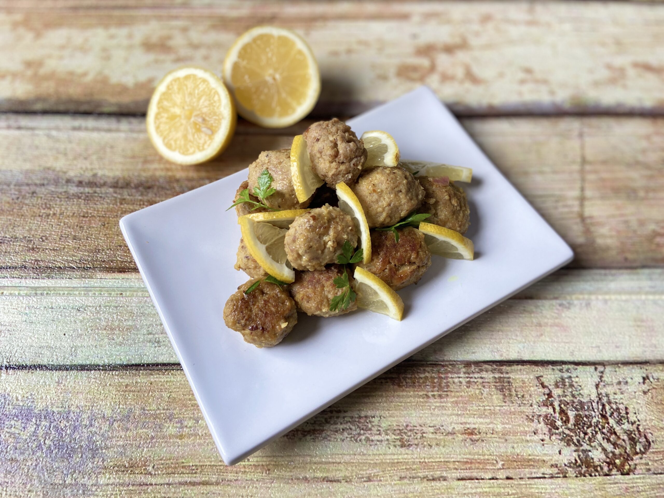 Albóndigas al limón suaves y sabrosas