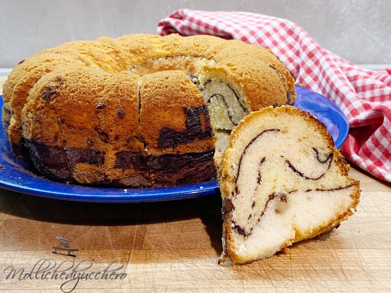 Rosca esponjosa cebra