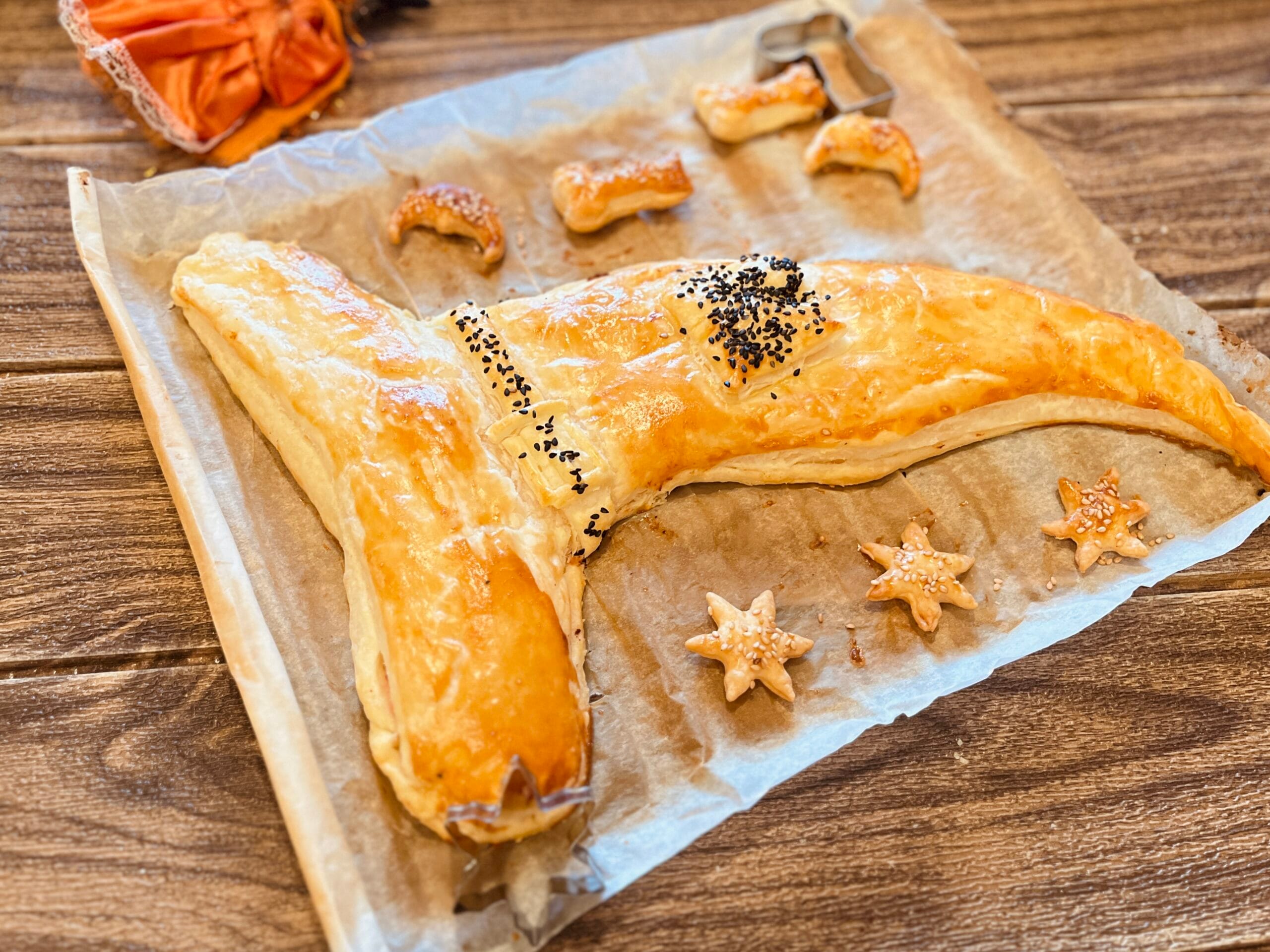 Sombrero de la Befana con jamón