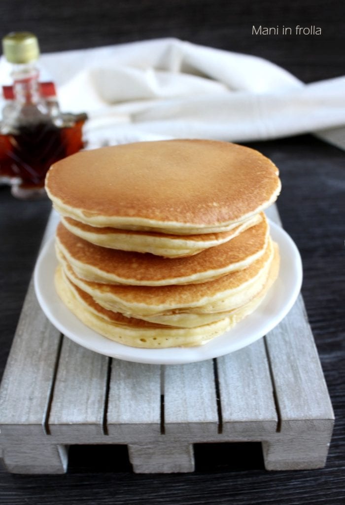 Pancakes suaves y dorados