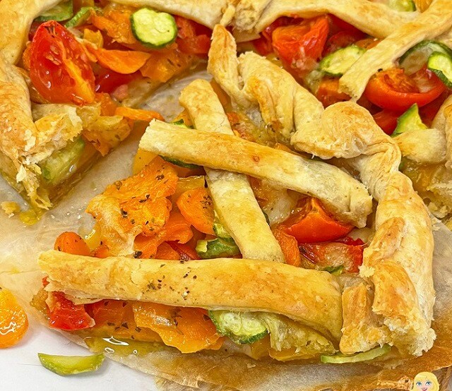 Tarta con VERDURAS sencilla y rápida, plato único para el verano