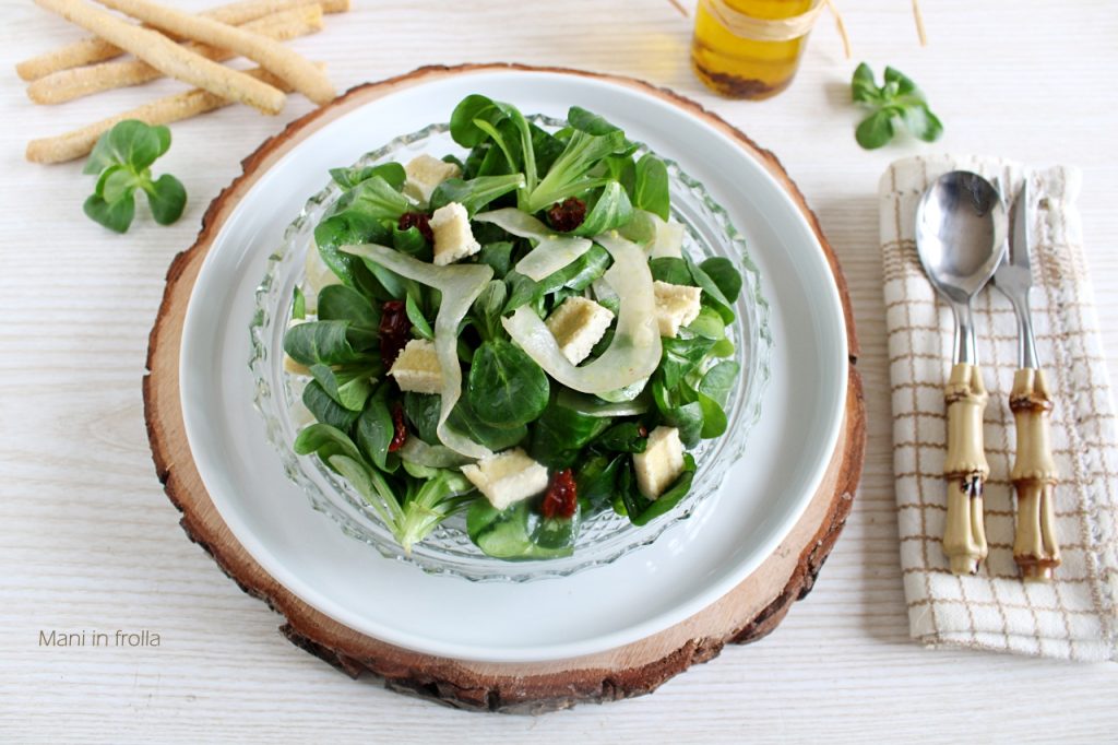 Ensalada de hinojo y canónigos