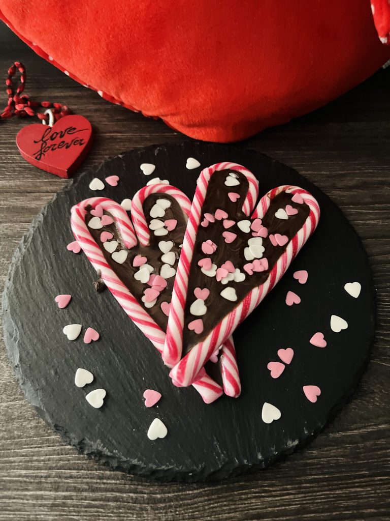 Corazones de chocolate para San Valentín