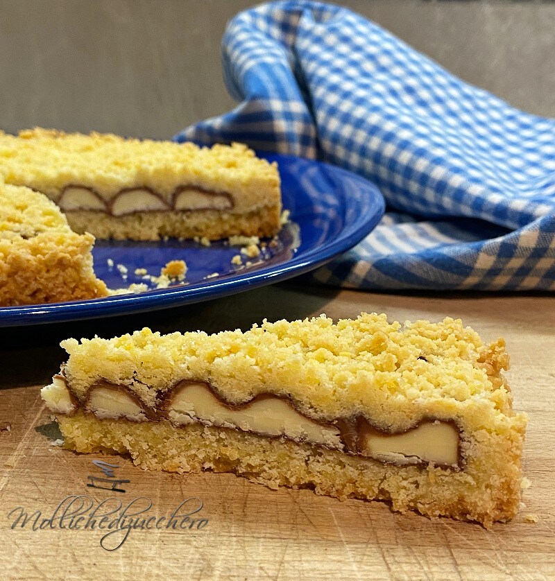 tarta con barritas de chocolate