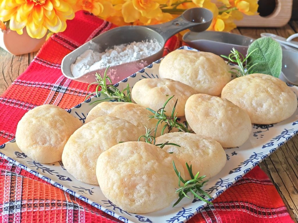 Focacitas suaves sin gluten