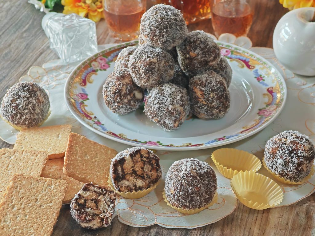 Trufas de galletas y chocolate
