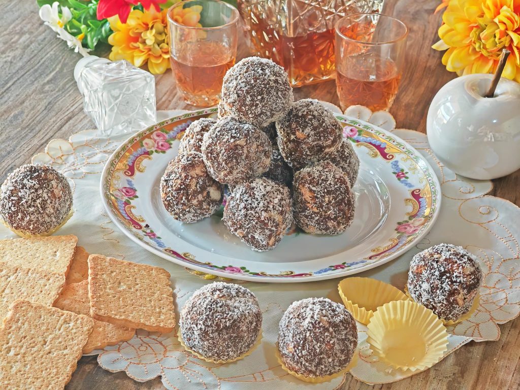 Trufas de galletas y chocolate