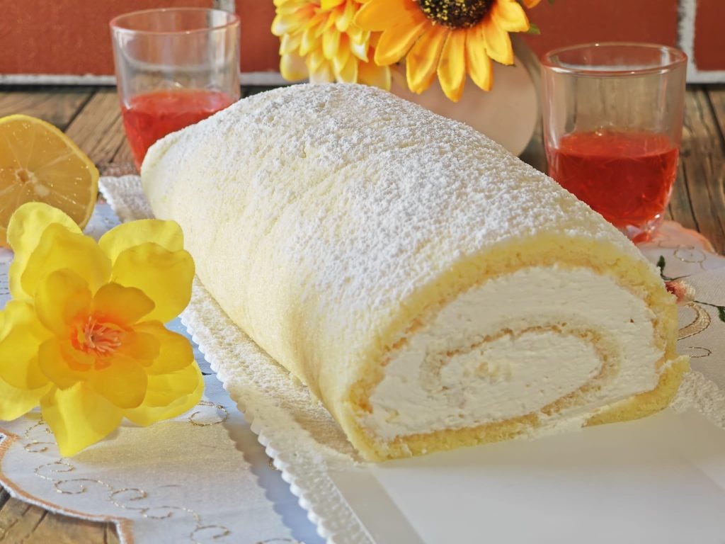 Rollo con crema paraíso