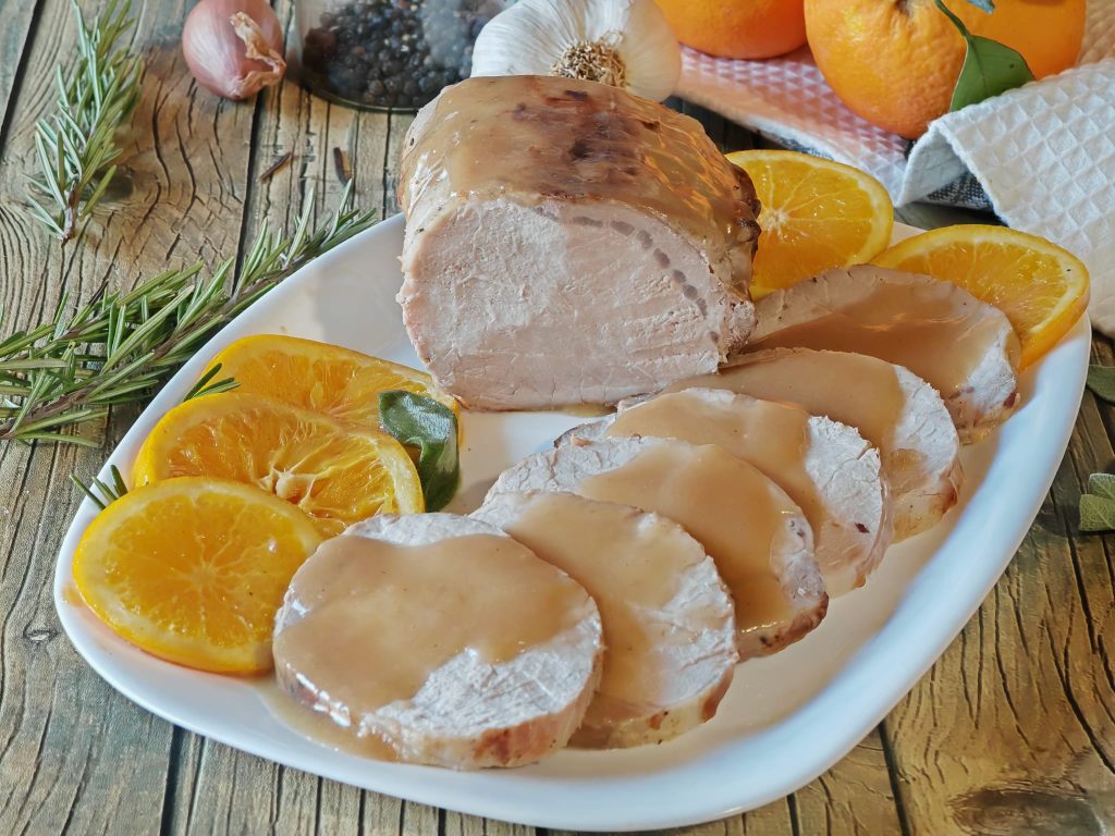 Asado a la naranja