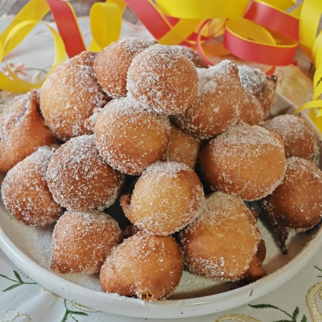Buñuelos de Carnaval con yogur