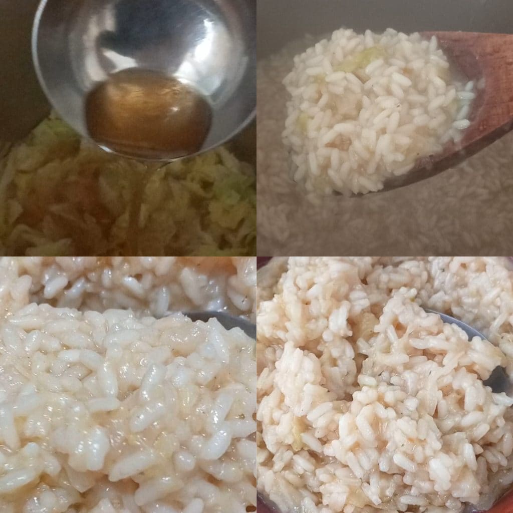 Risotto con col rizada
