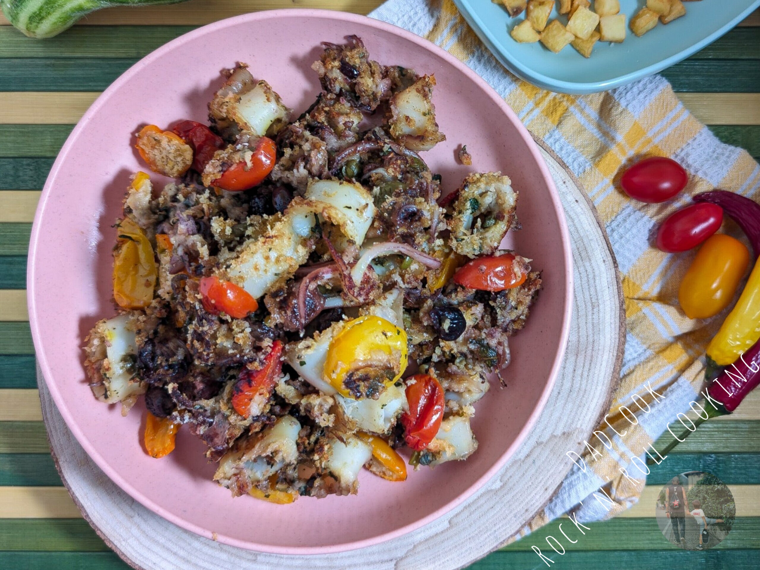 Calamares al horno a la mediterránea: un segundo plato de pescado ligero y sabroso