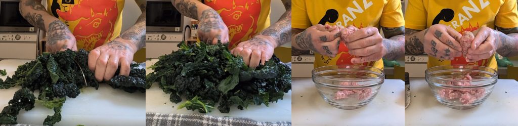 Pasta con Col Kale y Salchicha: Receta Invernal Sabrosa