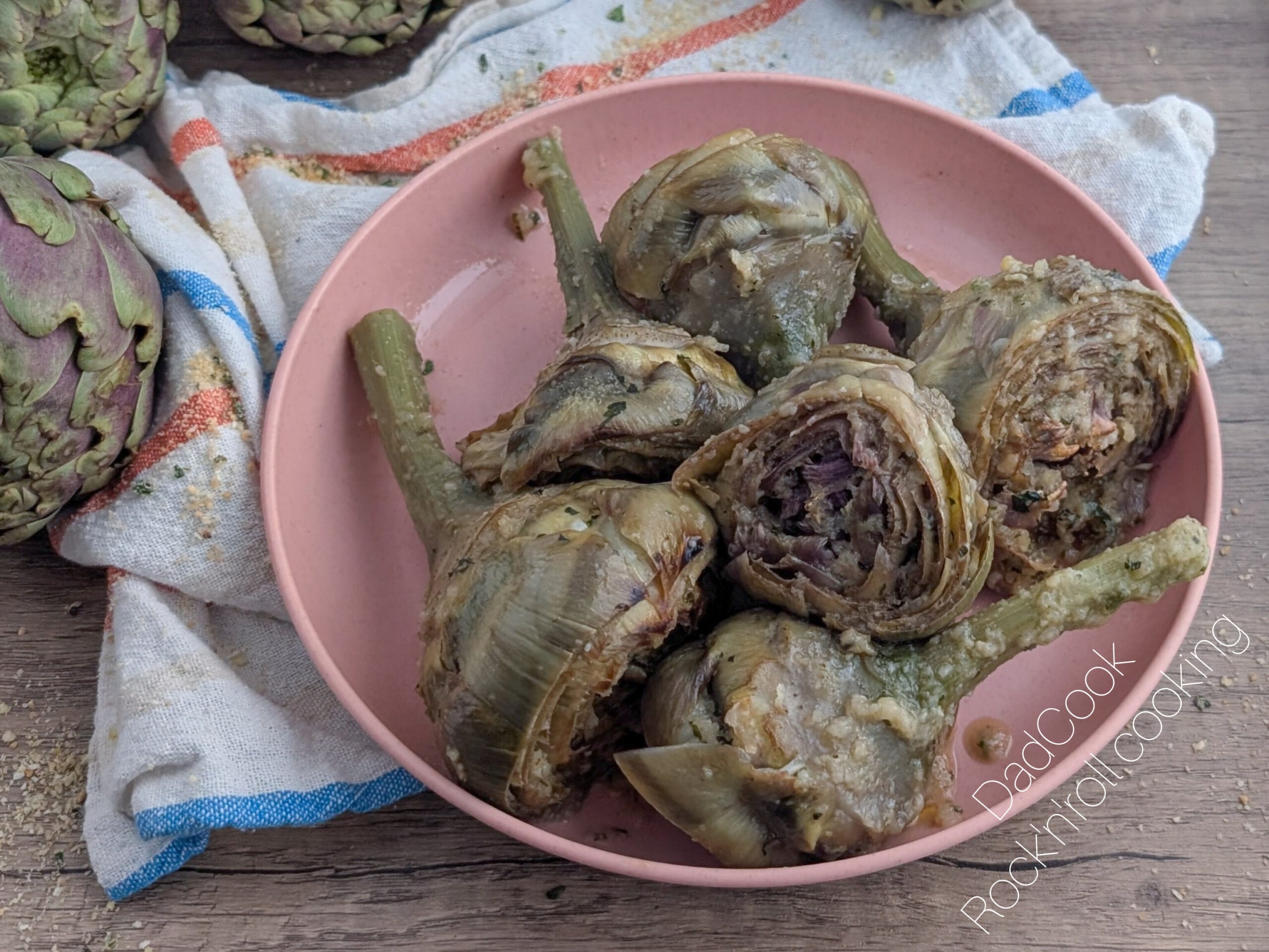 Alcachofas a la Romana: receta sabrosa con costra deliciosa.