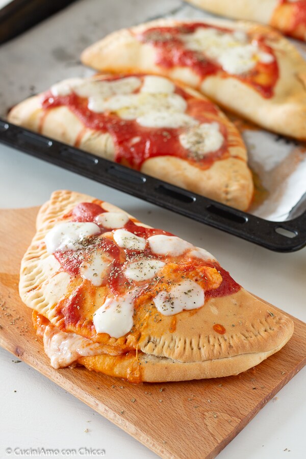 MAXI CALZONE AL HORNO RÁPIDOS y deliciosos