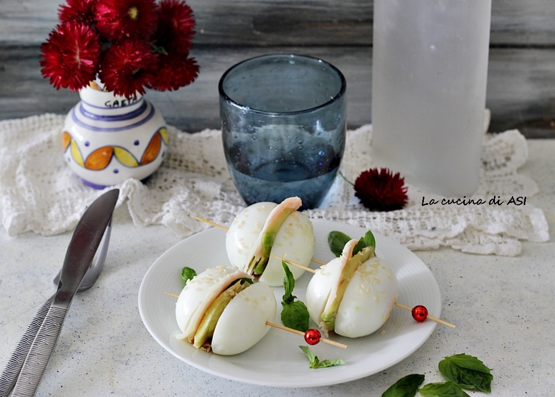 Mini hamburguesas de huevo: aperitivo delicioso y rapidísimo