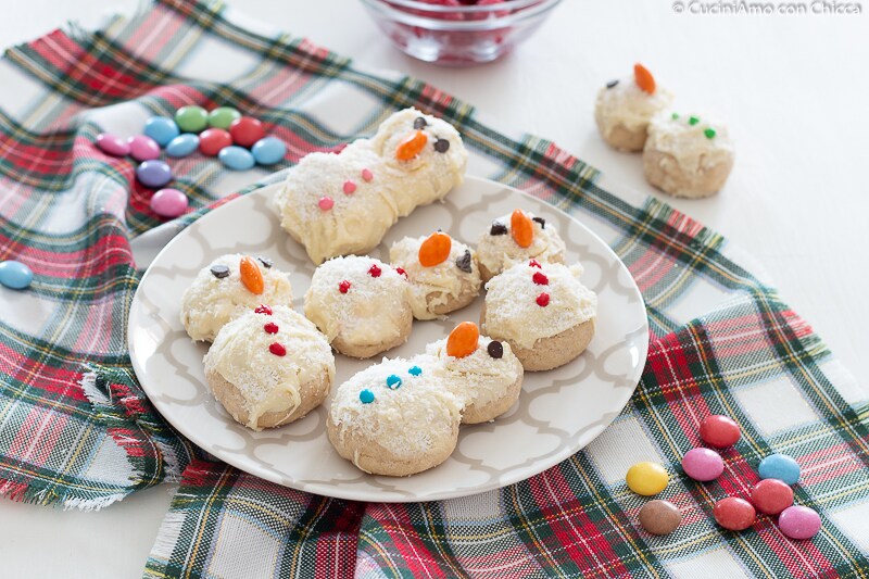 MUÑECOS DE NIEVE COMESTIBLES dulce Navideño