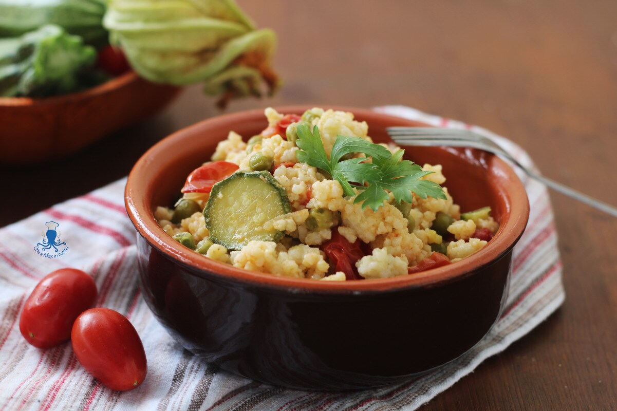 Mijo con las verduras