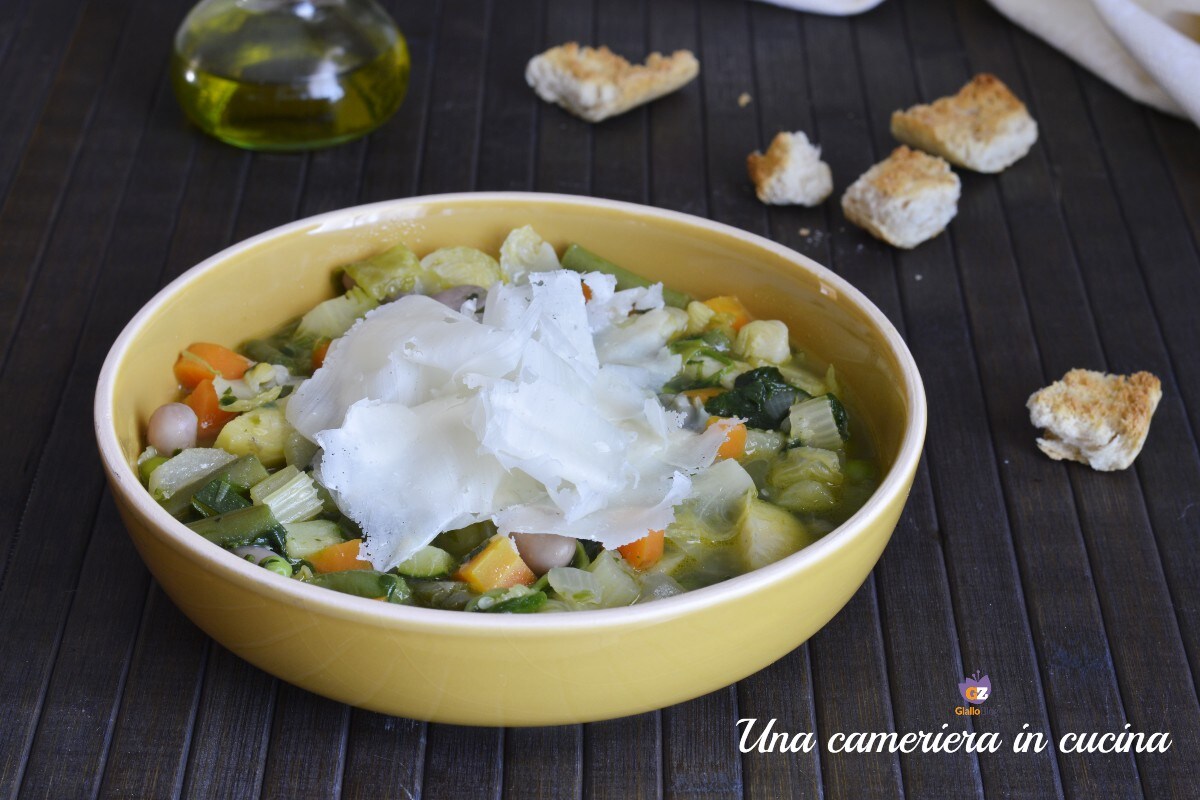 Minestrone de verduras a la lodigiana