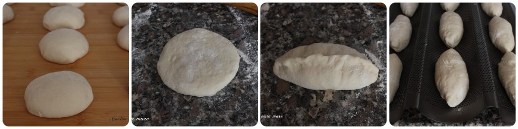 Mini baguette crujientes Cocina vista al mar