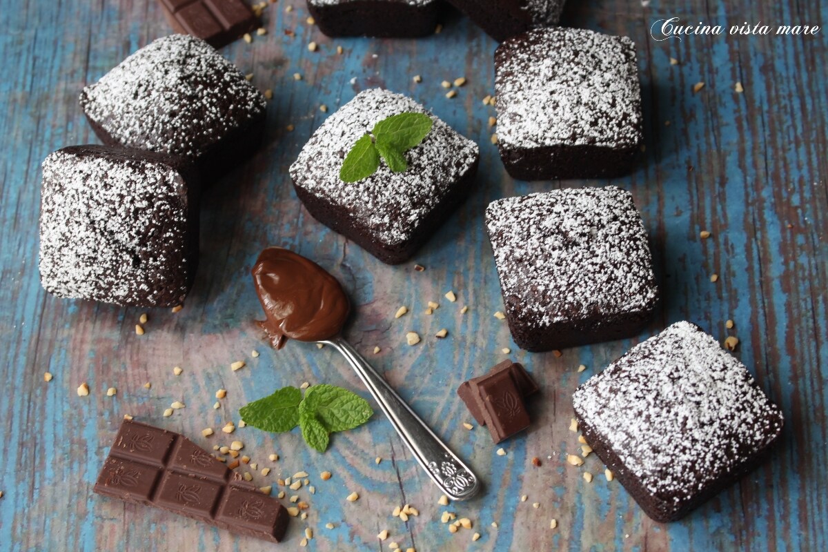 Mini brownies de cacao