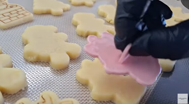 Molde para la impresión de galletas con cacao