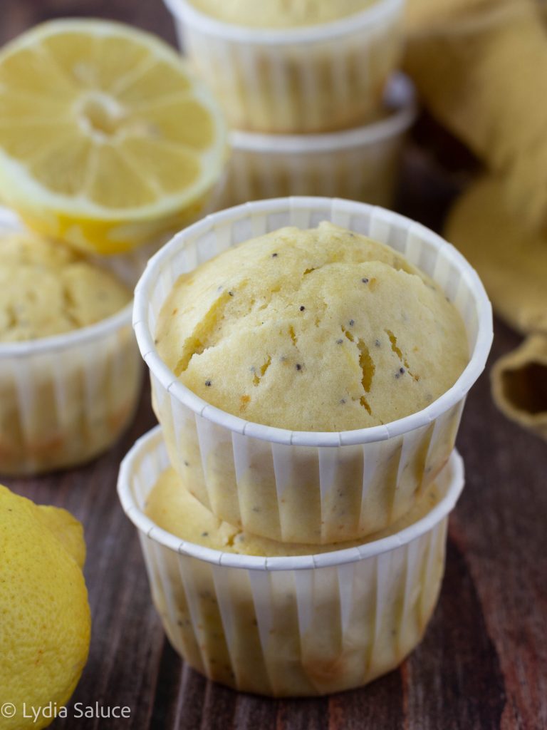 Muffins de limón y semillas de amapola