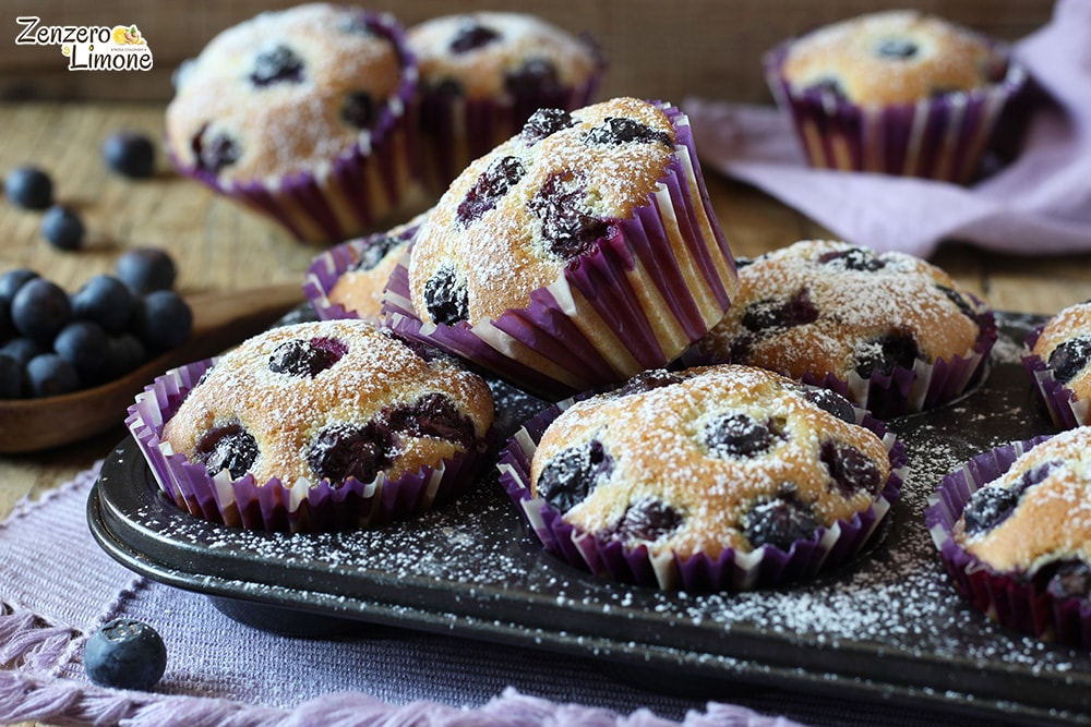 Muffin de arándanos